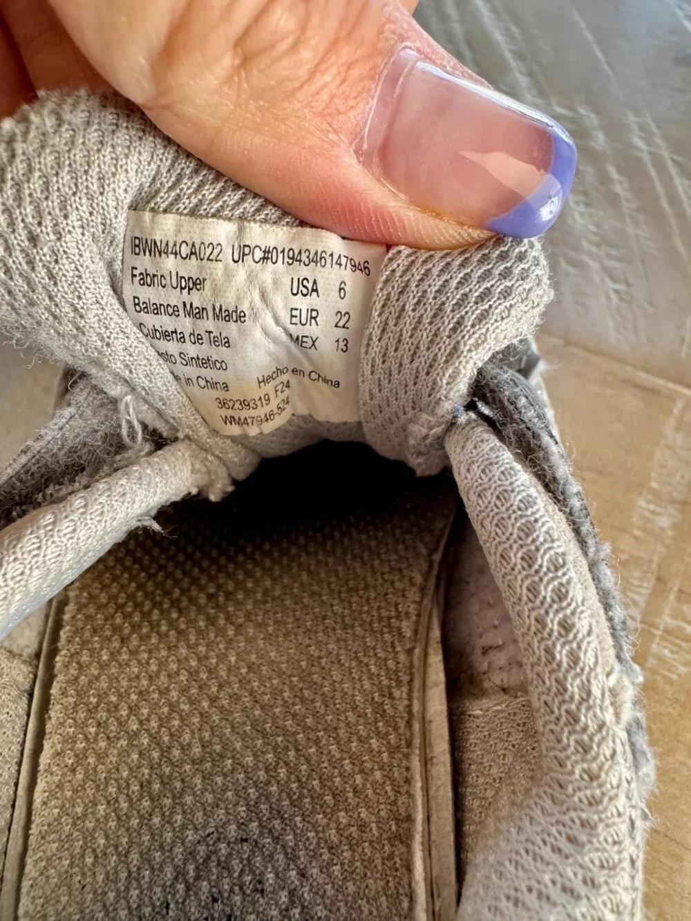 Bundle of Grey and Blue Toddler shoes size 6